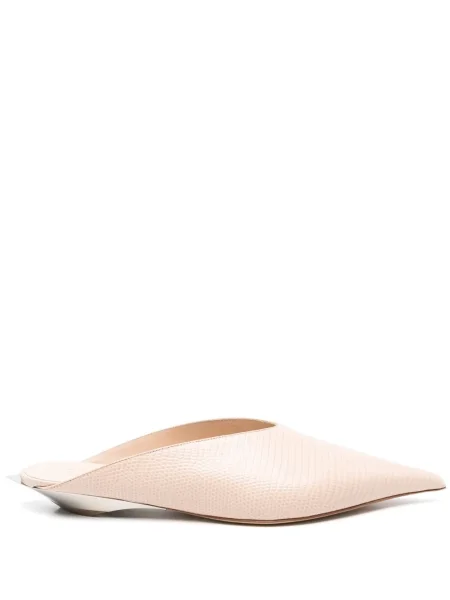 Papuci tip mules Mugler roz