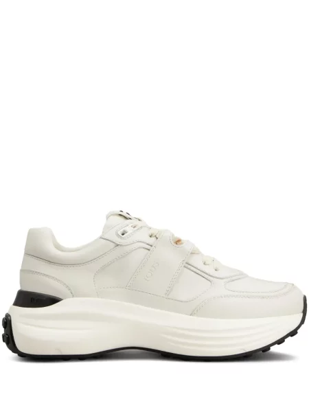 Sneakerși Tod's din piele alb