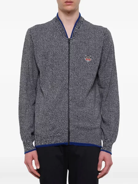 Cardigan Kenzo cu dungi de tigru gri