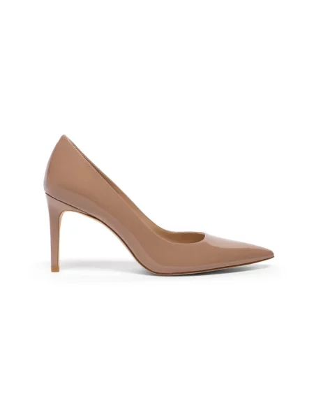 Czółenka Stuart Weitzman skórzana beżowa