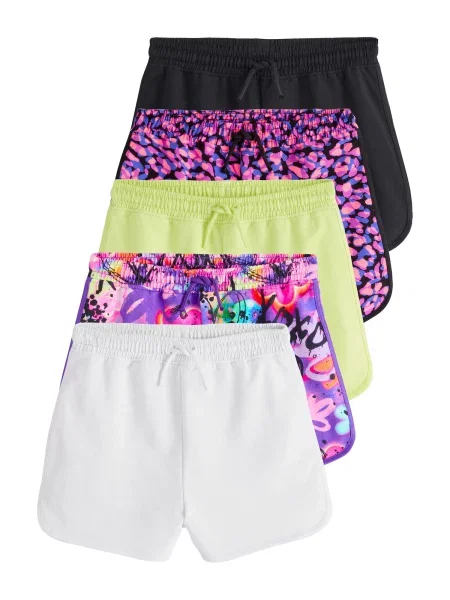 Next Pantaloni verde iarbă / lila / negru alb