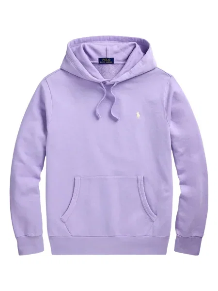 Tricou Polo Ralph Lauren din piele cu broderie în carouri maro