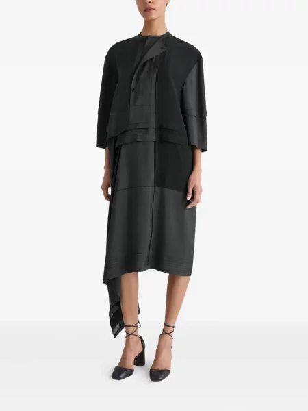 Rochie Lemaire plisată de costum negru