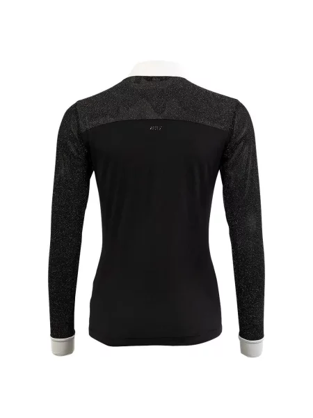 Konkursowa koszulka polo z długim rękawem ANKY Luminous C-Wear czarna