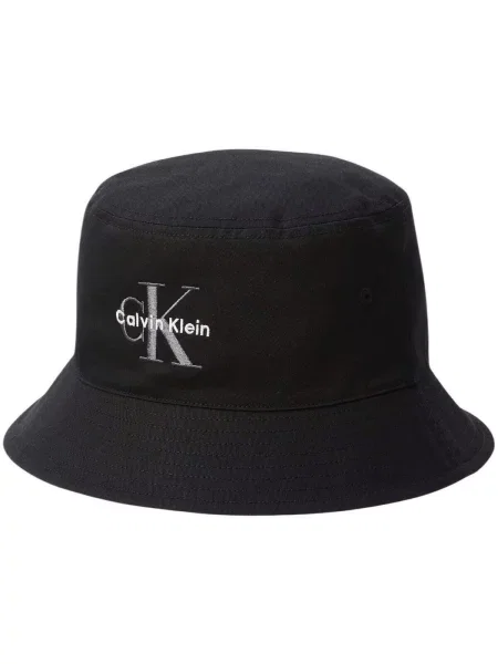 Džínsy Calvin Klein s výšivkou čierna