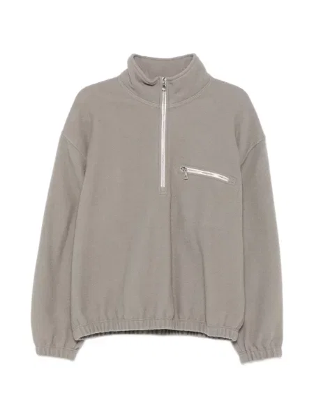 Fleece fleece melegítő felső Rier szürke