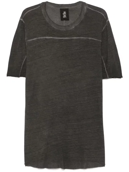 Tricou Thom Krom cu decolteu rotund negru