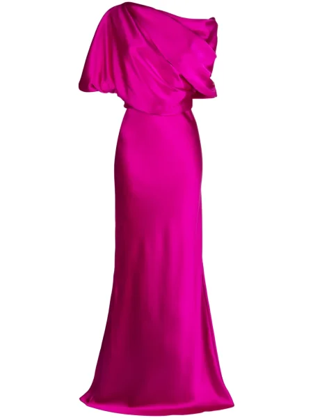 Rochie Amsale drapată violet