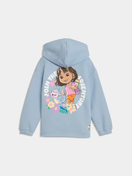 Дитяче Худі PUMA x Dora Hoodie комбінований верх синій