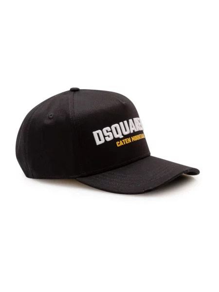 Czapka z daszkiem Dsquared2 czarna
