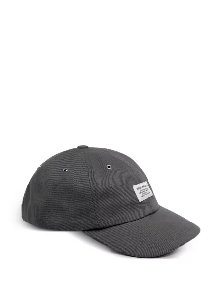Twill baseball sapka Norse Projects autogrammal szürke