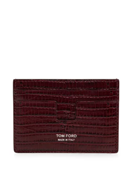 Portofel Tom Ford din piele roșu