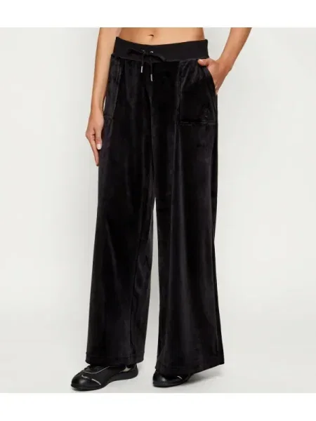 Juicy Couture Pantaloni trening Wide Leg negru