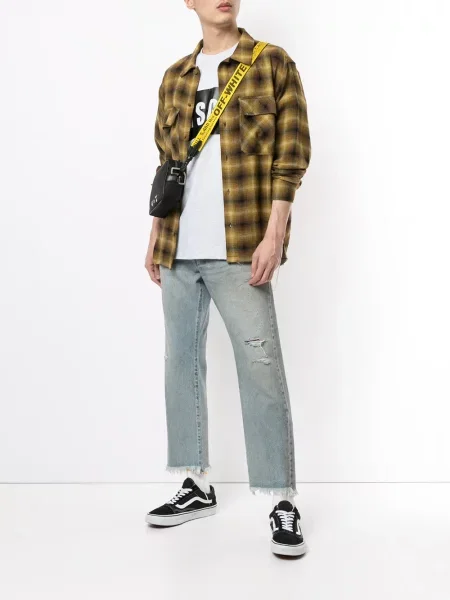 Tricou Msgm cu imagine gri
