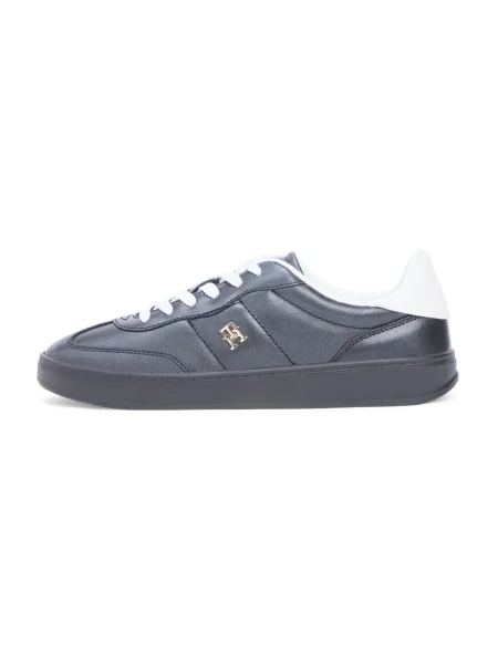 Sneakerși Tommy Hilfiger negru