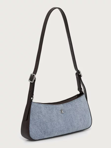 Calvin Klein Kabelka na rameno denim modrá