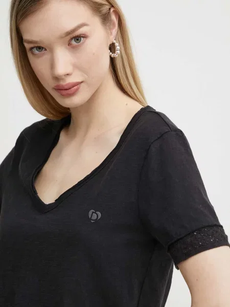 Desigual póló női fehér fekete