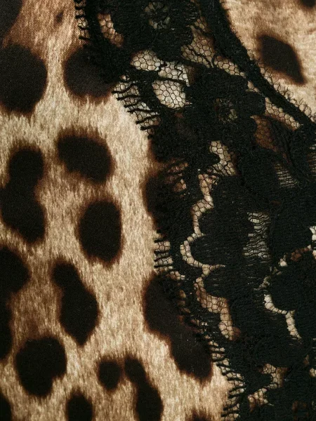 Leopardí kalhotky Dolce & Gabbana s potiskem