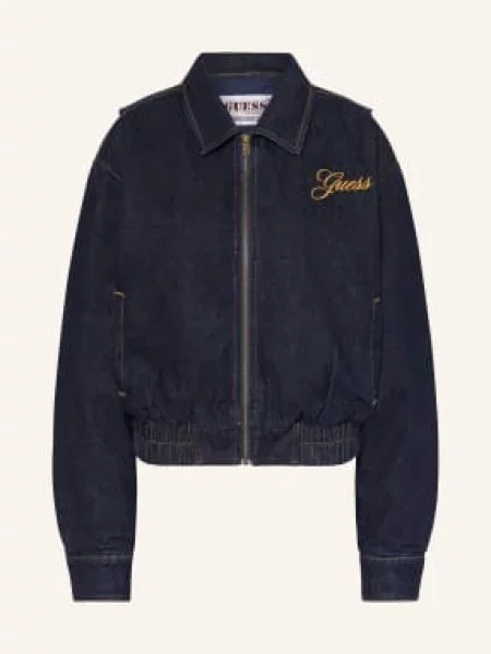 Kurtka Guess Originals Denim Bomber Original Dark Rinse M granatowa
