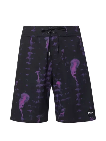 Slip de baie Oakley cu imagine negru