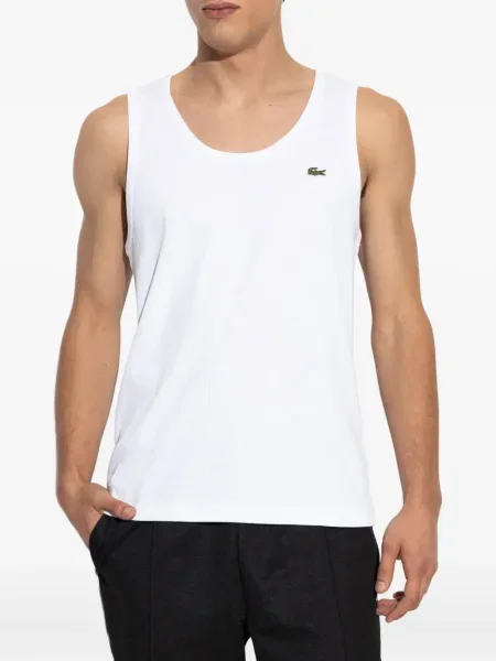 Cămașă Lacoste tricotate alb