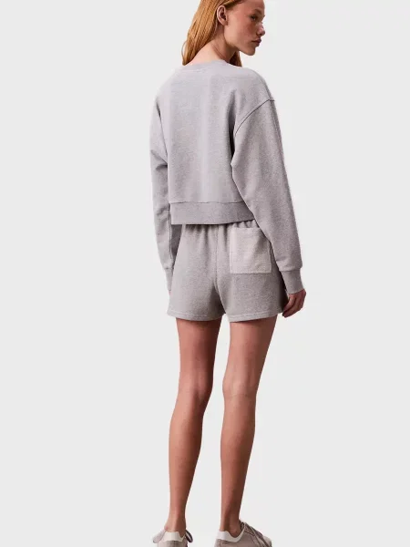 Махровый свитшот Calvin Klein Jeans серый