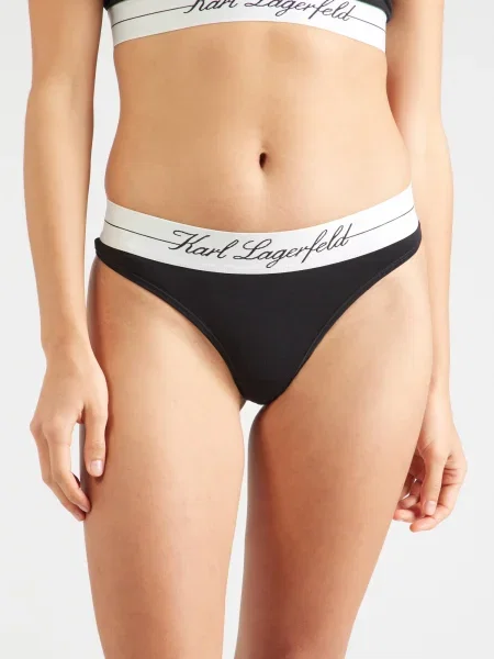 Karl Lagerfeld Tanga HOTEL crem negru