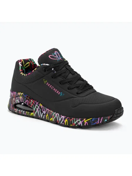 Női cipő SKECHERS Uno Loving Love black. Méret: 37 EU fekete