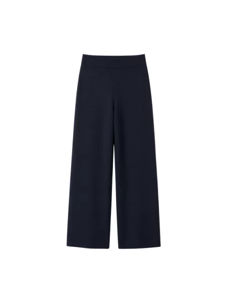 Spodnie Max Mara Studio niebieskie
