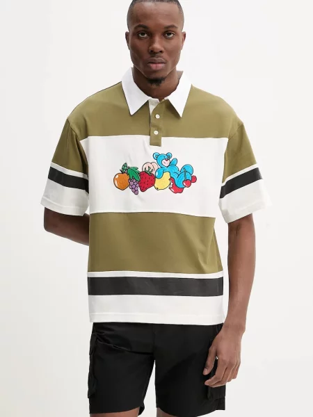 Polo majica Inbetweeners s uzorkom zelena