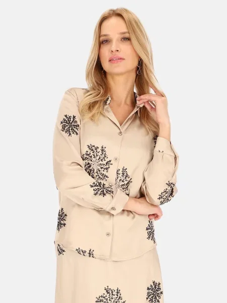 Bluza Perso s vezom crna