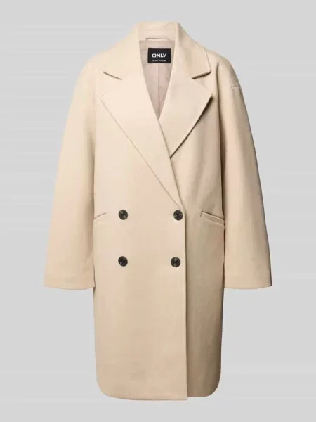 Płaszcz o kroju oversized z kołnierzem z połami model ‘BLAKE’ Only