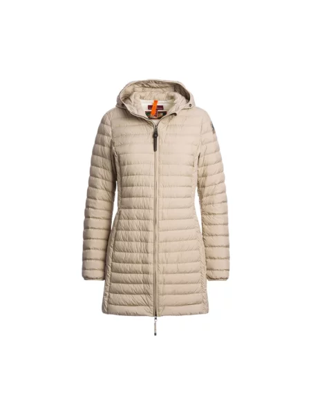 Kurtka puchowa Parajumpers z kapturem beżowa