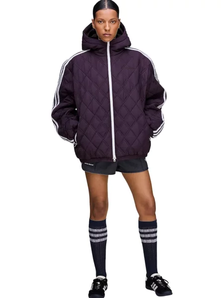 Adidas Originals geacă Wb Quilted Jkt de tranziție roșu