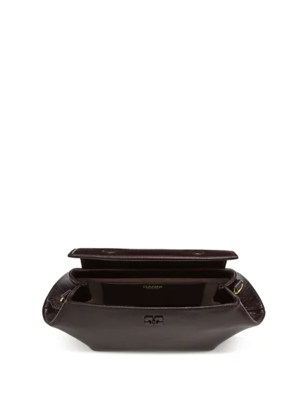 Torebka crossbody Ganni brązowa