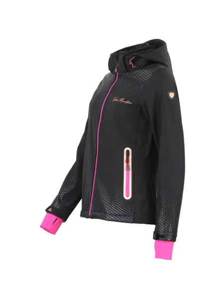 Geacă Peak Mountain softshell negru