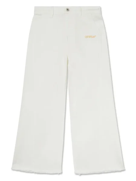 Spodnie dziecięce Off-white białe