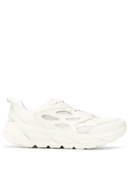 Sneakerși Hoka plasă alb