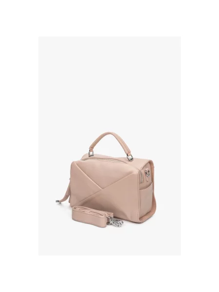 Сумка шкіряна Estro рожева