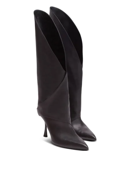Botine Balmain din piele negru