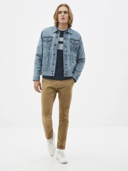 Pantaloni chino Celio maro