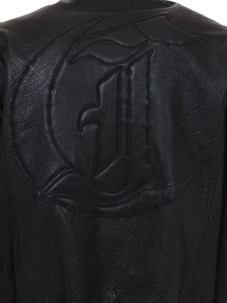 Кожено яке Just Cavalli черно