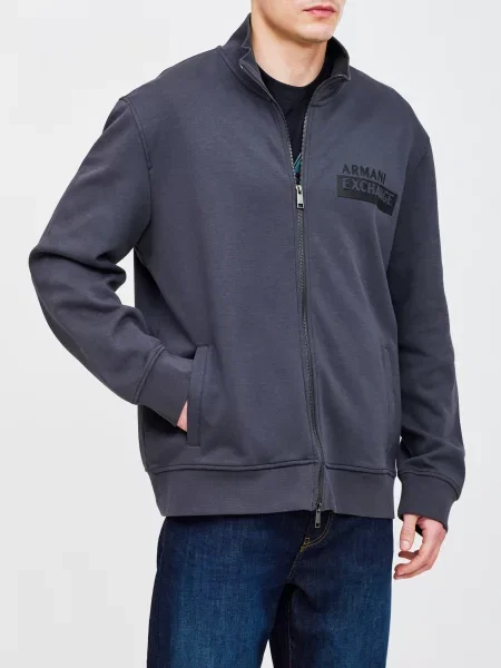 Спортивна кофта Armani Exchange сіра