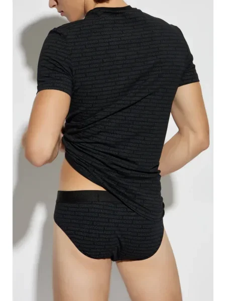 Tricou Dsquared2 cu imagine negru