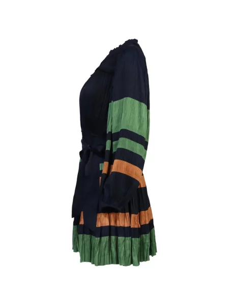 Rochie mini Ulla Johnson plisată de costum albastru