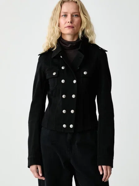 Miss Sixty jachetă pentru femei din denim negru