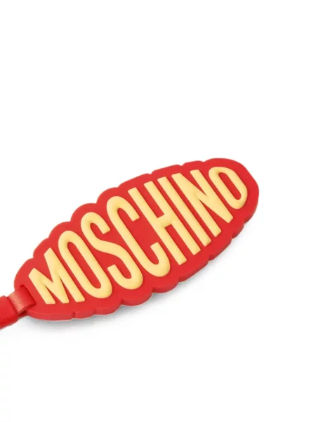 Colier Moschino cu imagine roșu