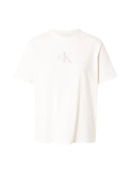 Calvin Klein Jeans Tricou CLASSIC roz pal alb