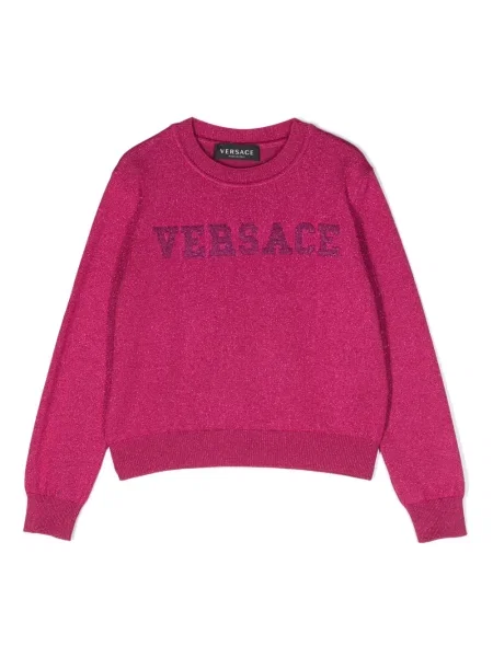 Sweter dziecięcy Versace różowy
