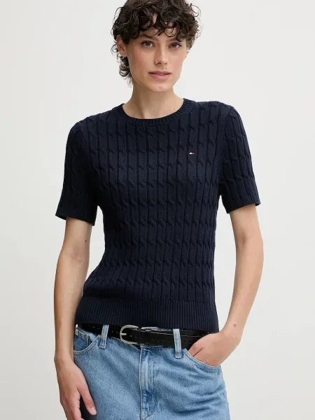 Пуловер Tommy Hilfiger тъмносиньо